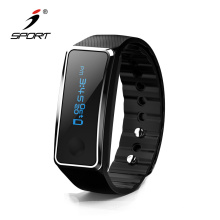 Bluetooth Connection Vibration Alarm OLED Display Wristband Pedometer with Accelerometer